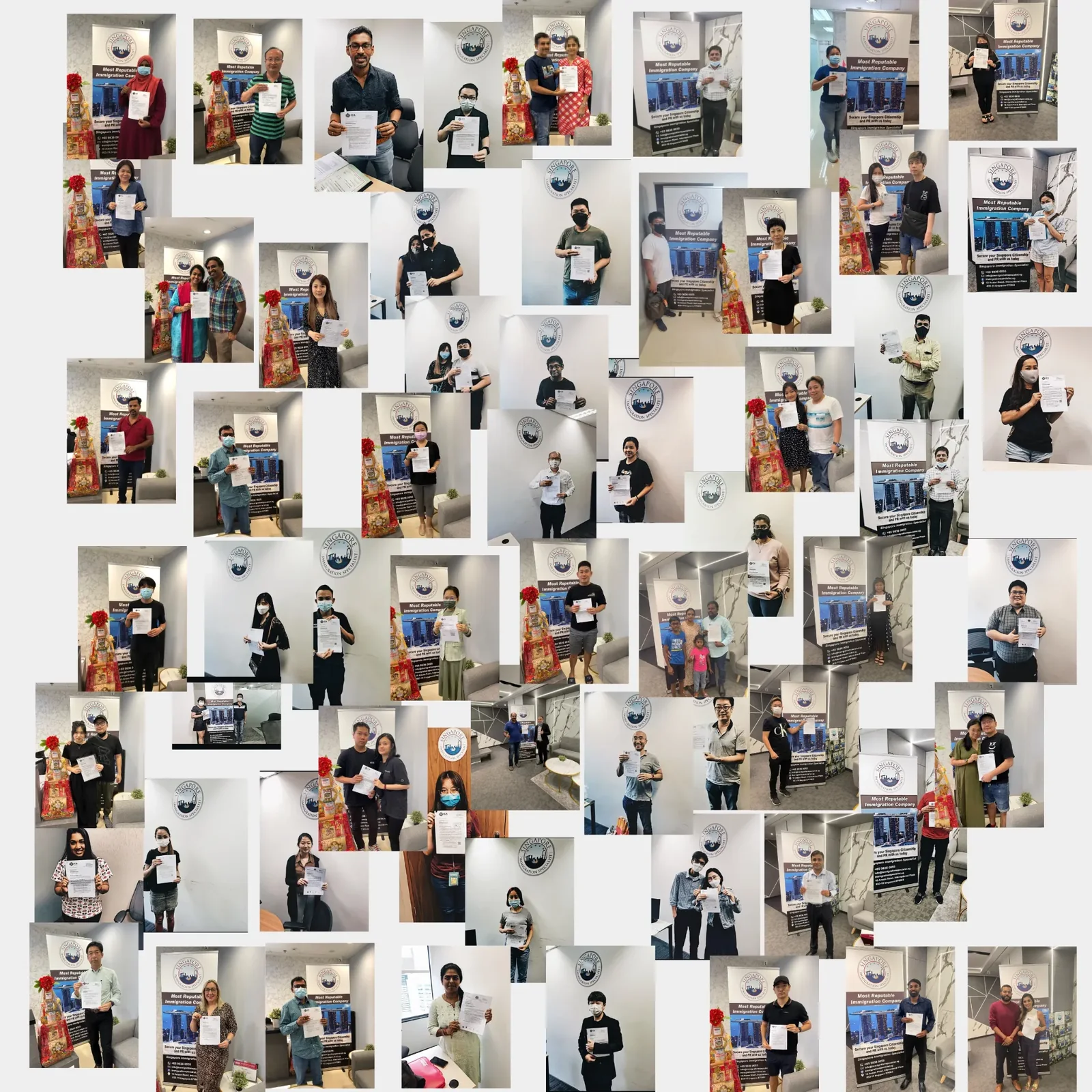 Approved Singapore PR clients
